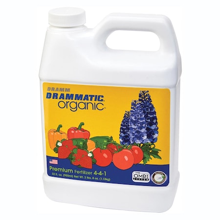 Dramm Drammatic ONE Organic Premium Fish Fertilizer (4-4-1), 1 qt 1024112